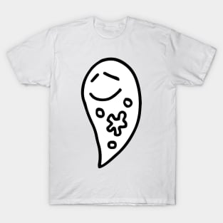 Simple Living Organism Doodle Art T-Shirt